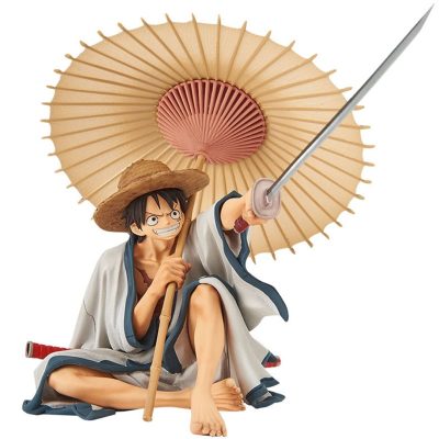 One Piece Figure Holding An Umbrella Luffy Sitting Posture Top Decisive Battle Anime Boxed Model Pvc - Official One Piece Store