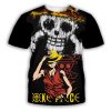 Summer Hot 3d Printing T shirt for Men and Kids Interesting Anime One piece Luffy Pattern - Official One Piece Store